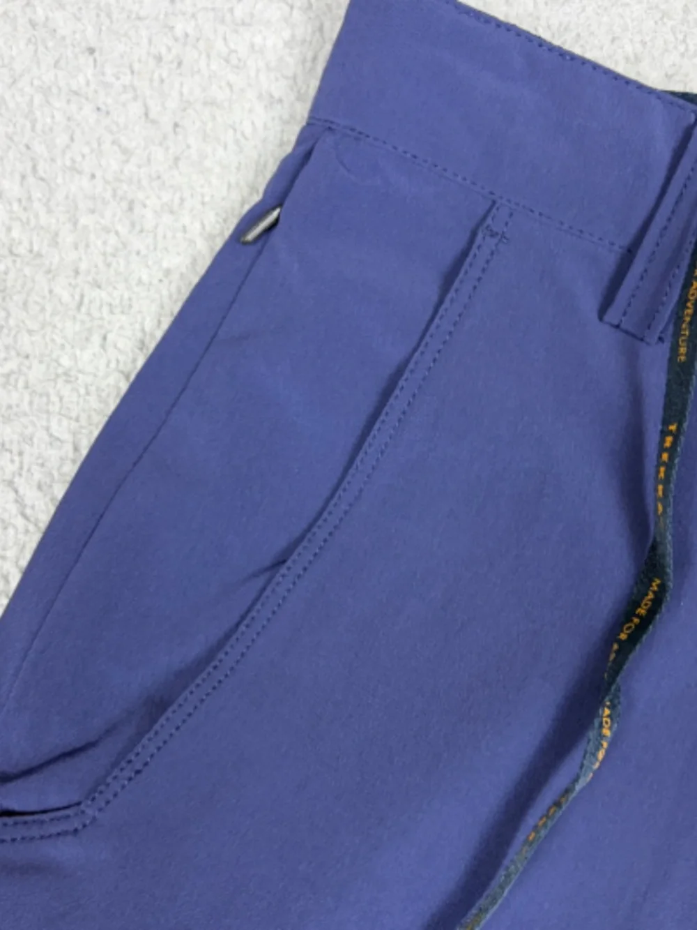 Trekka Pants Mens 29X30 Blue Hiking Pants Zip Pockets Nylon Outdoors Casual